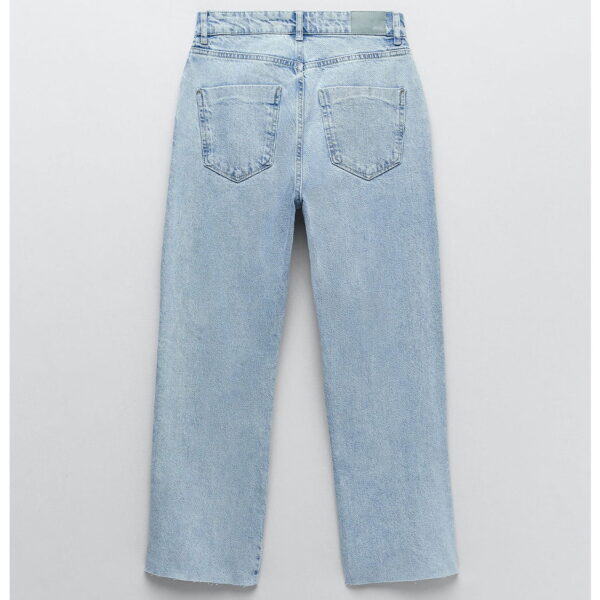 خرید شلوار جین راسته زنانه زارا کد 85471 | فروشگاه اینترنتی بانی استایل