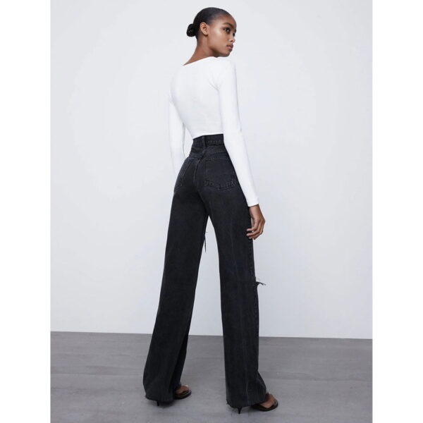 قیمت و خرید شلوار جین زنانه زارا کد 85621 | فروشگاه اینترنتی بانی استایل