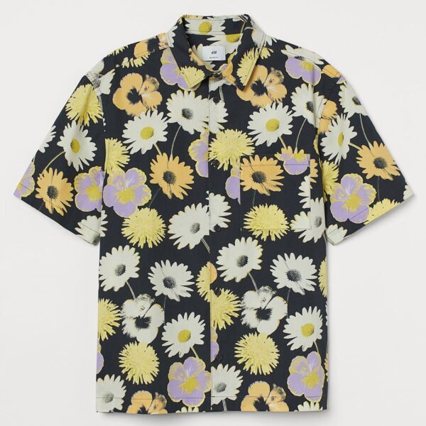 خرید پیراهن آستین کوتاه مردانه اچ اند ام کد 86817 | فروشگاه اینترنتی بانی استایل