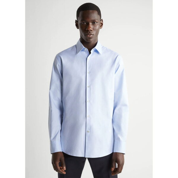 خرید پیراهن نخی آستین بلند مردانه زارا کد 87804 | فروشگاه اینترنتی بانی استایل