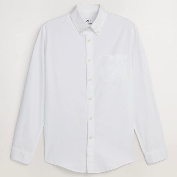 خرید پیراهن آکسفورد مردانه زارا کد 87928 | فروشگاه اینترنتی بانی استایل
