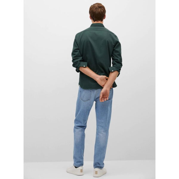 خرید پیراهن نخی آستین بلند مردانه منگو کد 88186 | فروشگاه اینترنتی بانی استایل