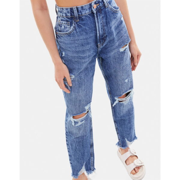خرید شلوار جین زنانه برشکا کد 94195 | فروشگاه اینترنتی بانی استایل