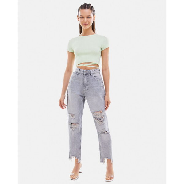 خرید شلوار جین زنانه برشکا کد 94238 | فروشگاه اینترنتی بانی استایل