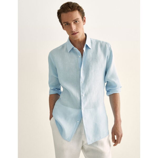 خرید پیراهن آستین بلند مردانه ماسیمو دوتی کد 95022 | فروشگاه بانی استایل