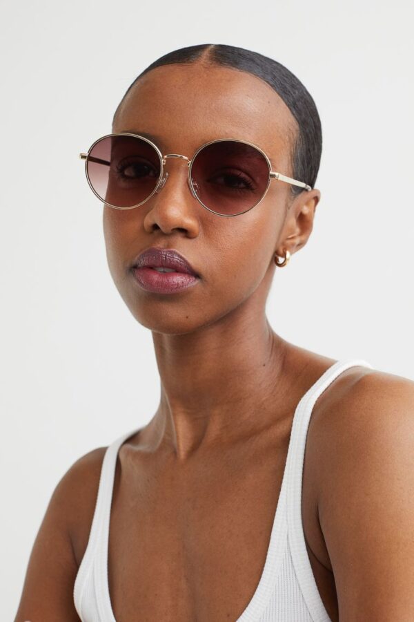 خرید عینک آفتابی زنانه اچ اند ام کد 97967 | بانی استایل