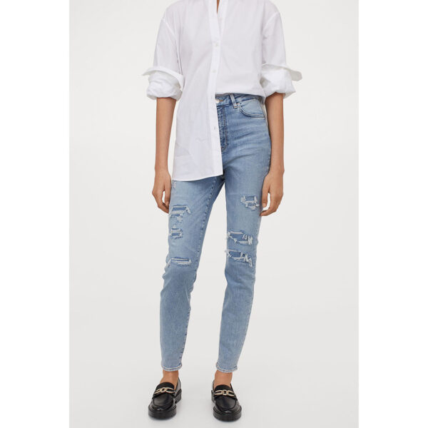 خرید شلوار جین زنانه اچ اند ام کد 98284 | فروشگاه اینترنتی بانی استایل