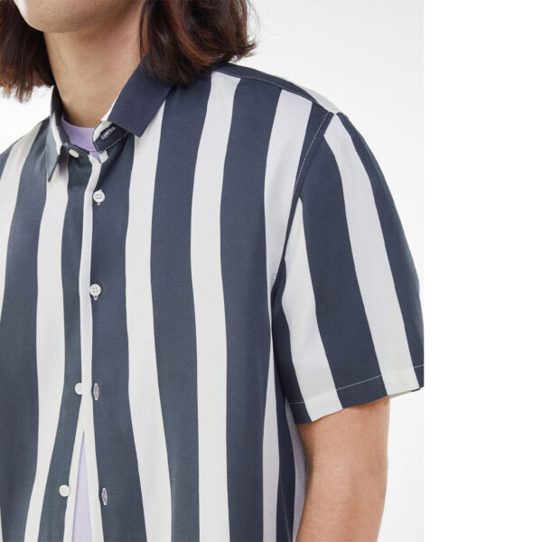 خرید پیراهن راه راه مردانه برشکا کد 99291 | فروشگاه اینترنتی بانی استایل