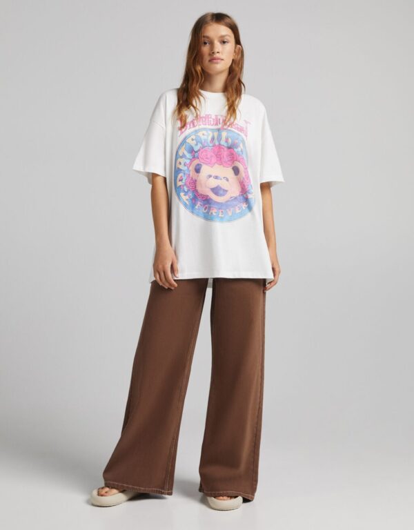 خرید تی شرت زنانه برشکا کد 102030 | فروشگاه اینترنتی بانی استایل