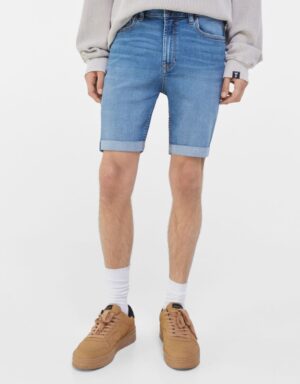 خرید شلوارک جین مردانه برشکا کد 104815 | فروشگاه اینترنتی بانی استایل