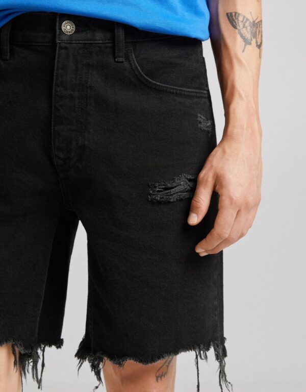 خرید شلوارک جین مردانه برشکا کد 104870 | فروشگاه اینترنتی بانی استایل