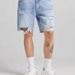 خرید شلوارک جین مردانه برشکا کد 104884 | فروشگاه اینترنتی بانی استایل