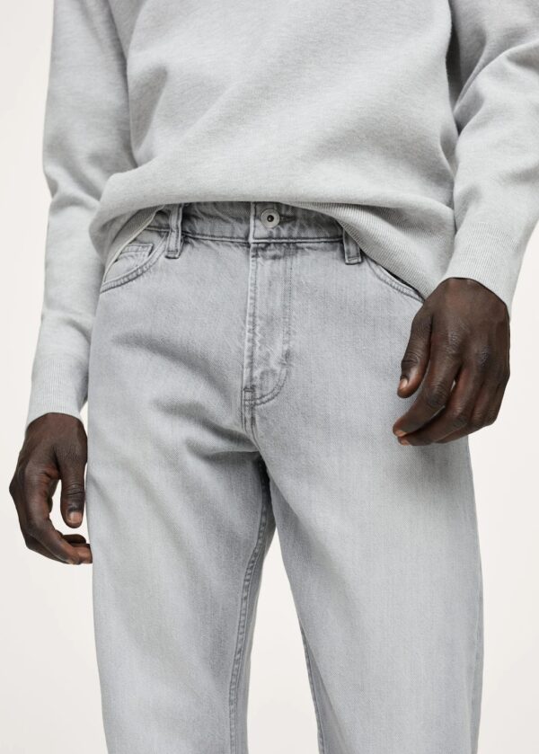 خرید شلوار جین راسته مردانه منگو کد 110651 | بانی استایل