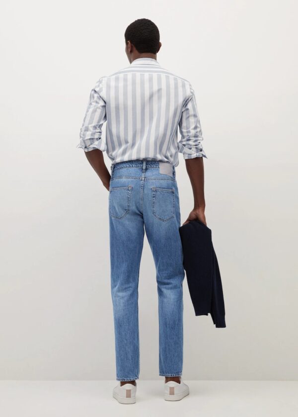 خرید شلوار جین راسته مردانه منگو کد 110723 | بانی استایل