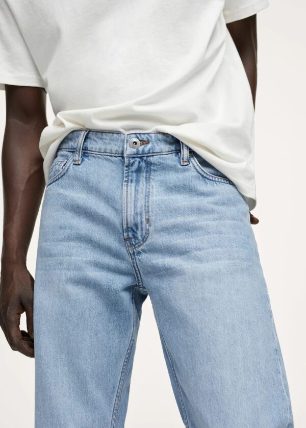 خرید شلوار جین راسته مردانه منگو کد 110823 | بانی استایل