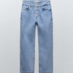 خرید شلوار جین راسته زنانه زارا کد 114958 | بانی استایل