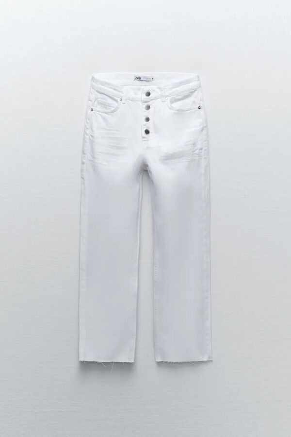 خرید شلوار جین راسته زنانه زارا کد 114961 | بانی استایل