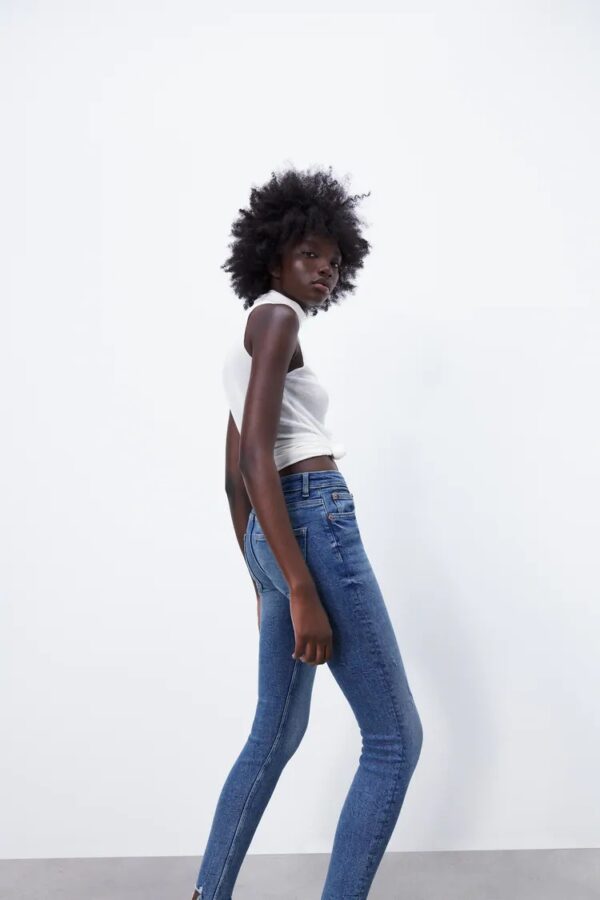خرید شلوار جین جذب زنانه زارا کد 114966 | بانی استایل