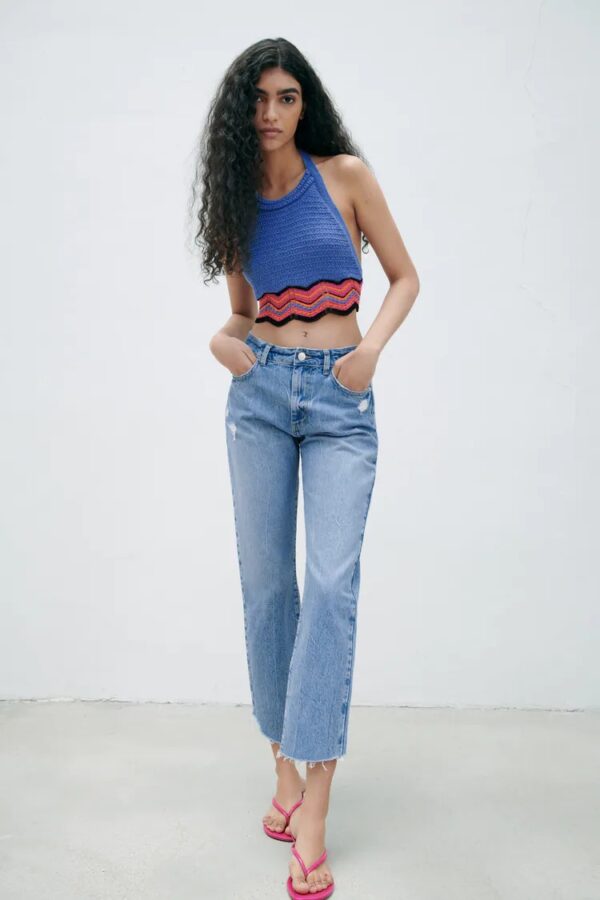 خرید شلوار جین زنانه زارا کد 114977 | بانی استایل