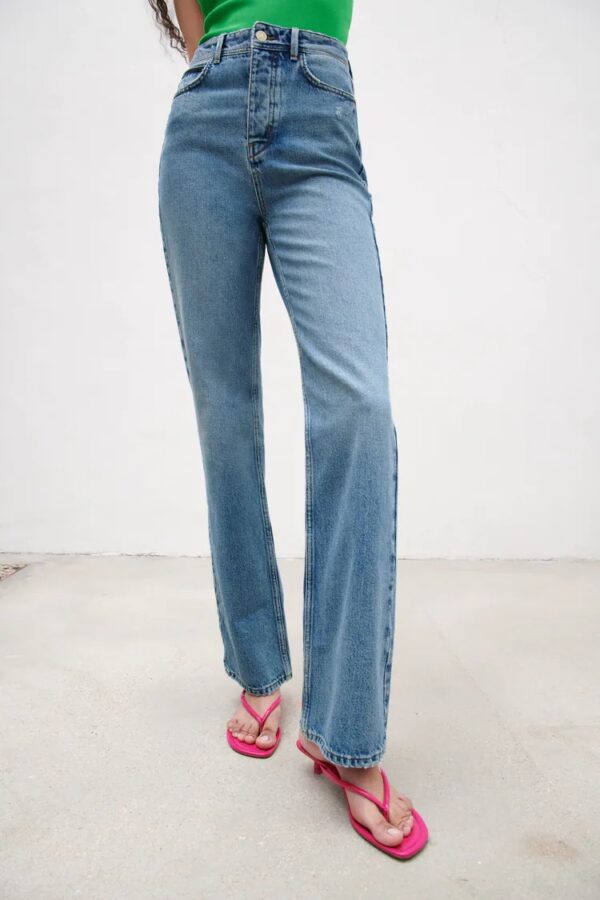 خرید شلوار جین زنانه زارا کد 115004 | بانی استایل