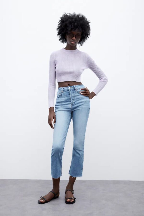خرید شلوار جین زنانه زارا کد 115021 | بانی استایل