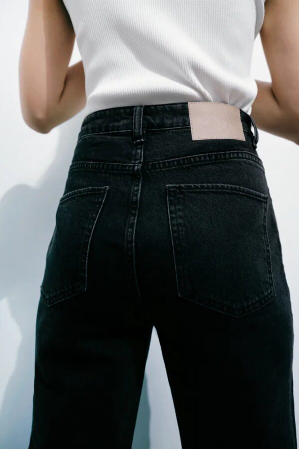 خرید شلوار جین مام استایل زنانه زارا کد 115554 | بانی استایل