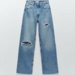 خرید شلوار جین زنانه زارا کد 116649 | بانی استایل