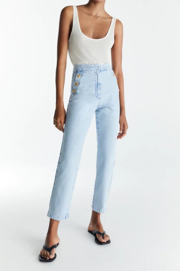 خرید شلوار جین راسته زنانه زارا کد 116670 | بانی استایل