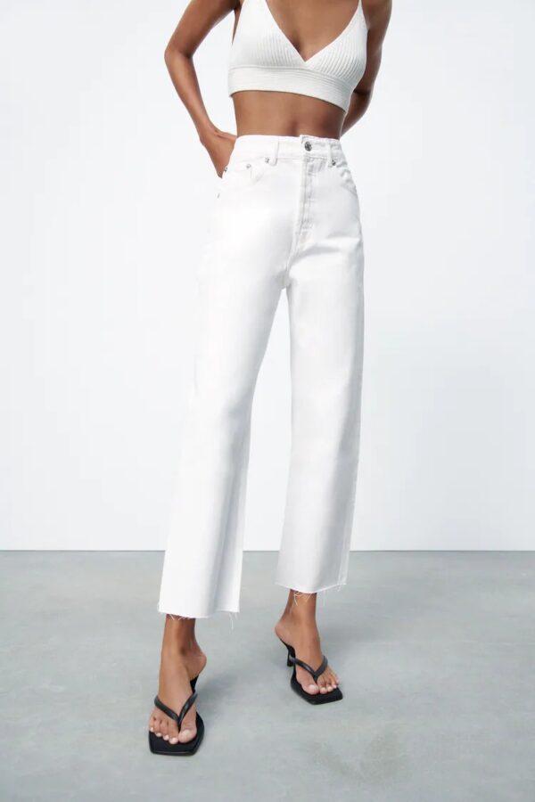 خرید شلوار جین راسته زنانه زارا کد 116698 | بانی استایل