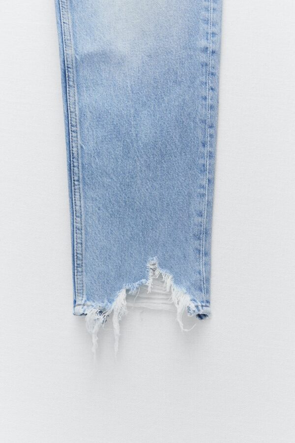 خرید شلوار جین مام استایل زنانه زارا کد 116736 | بانی استایل