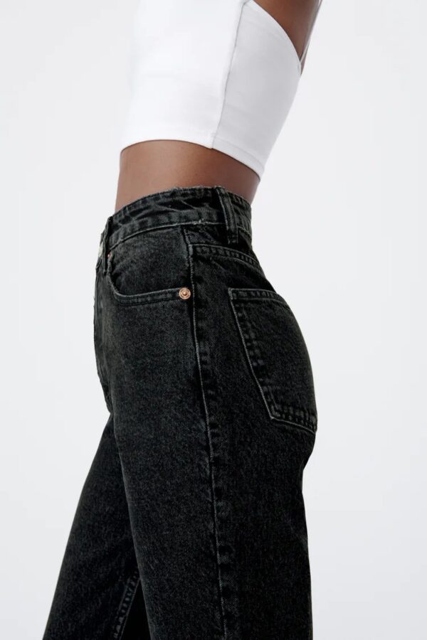 خرید شلوار جین مام استایل زنانه زارا کد 116763 | بانی استایل