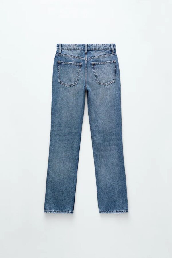 خرید شلوار جین راسته زنانه زارا کد 116993 | بانی استایل
