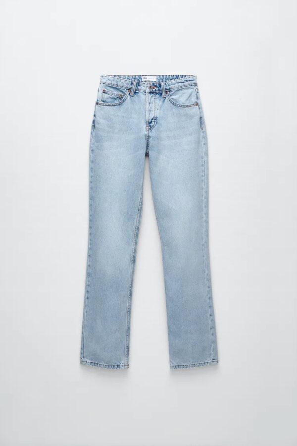 خرید شلوار جین راسته زنانه زارا کد 116995 | بانی استایل