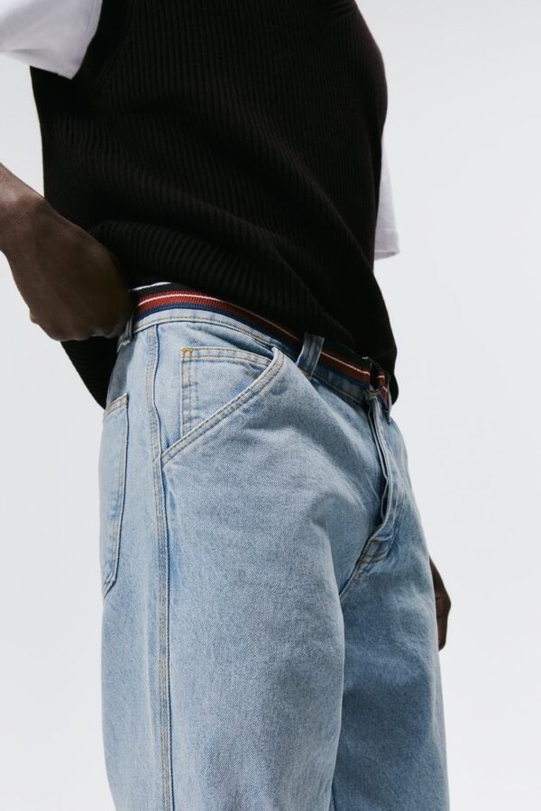 خرید شلوار جین راسته مردانه زارا کد 155880 | بانی استایل
