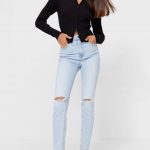 خرید شلوار جین زنانه استرادیواریوس کد 184271 | بانی استایل