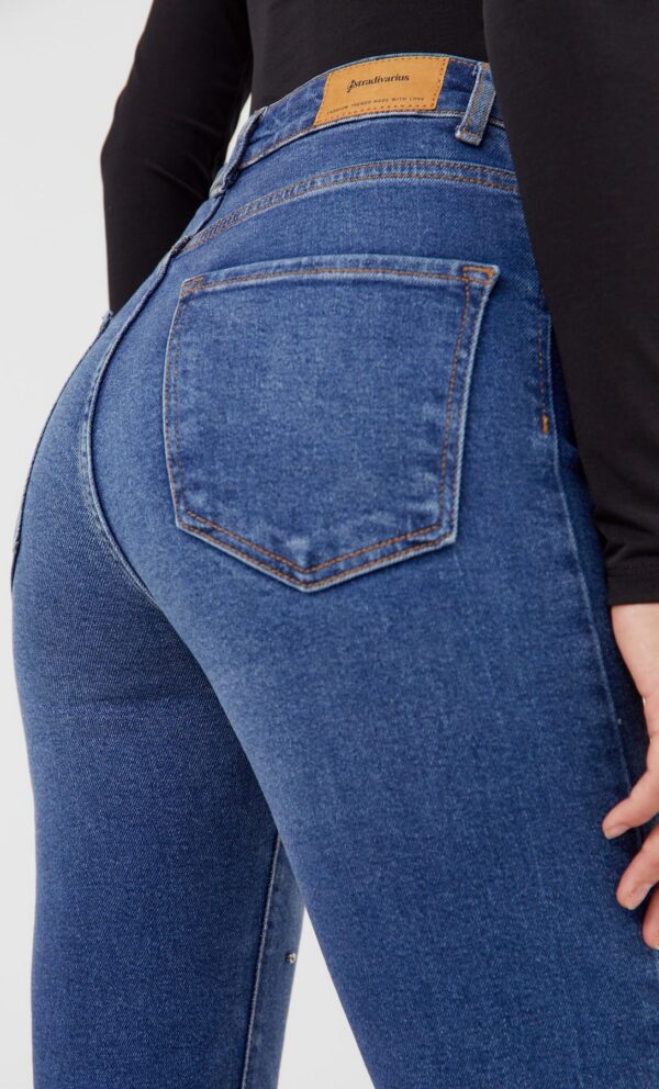 خرید شلوار جین مام استایل زنانه استرادیواریوس کد 184288 | بانی استایل