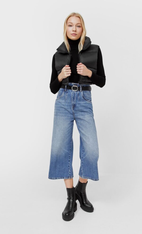 خرید شلوار جین زنانه استرادیواریوس کد 184293 | بانی استایل
