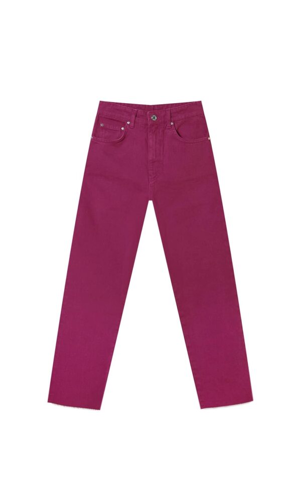 خرید شلوار جین راسته زنانه استرادیواریوس کد 184311 | بانی استایل