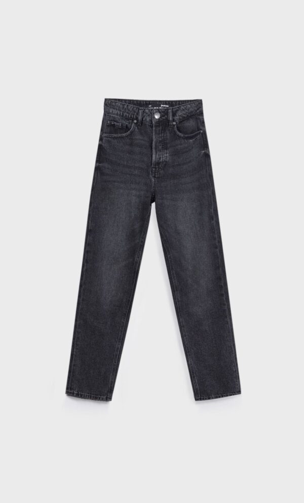 خرید شلوار جین مام استایل زنانه استرادیواریوس کد 185025 | بانی استایل