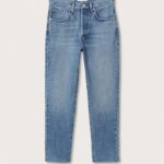 خرید شلوار جین راسته زنانه منگو کد 202884 | بانی استایل