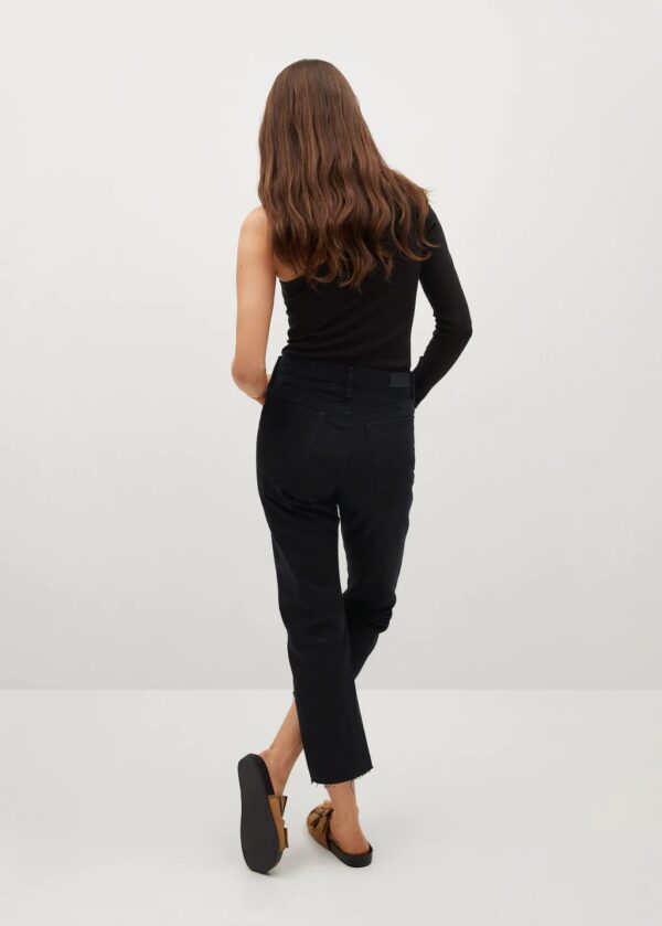 خرید شلوار جین راسته زنانه منگو کد 202896 | بانی استایل