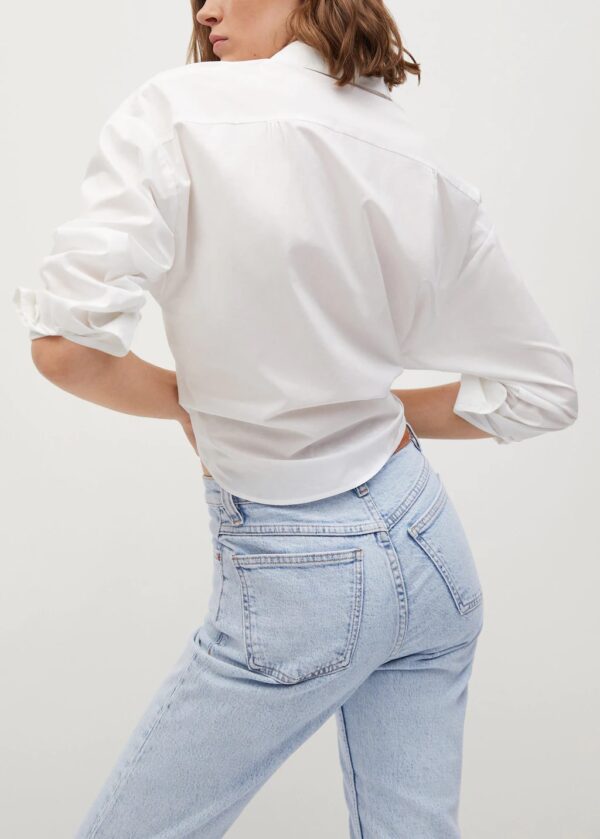 خرید شلوار جین مام استایل زنانه منگو کد 202962 | بانی استایل