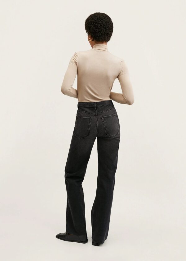 خرید شلوار جین دمپا گشاد زنانه منگو کد 202971 | بانی استایل
