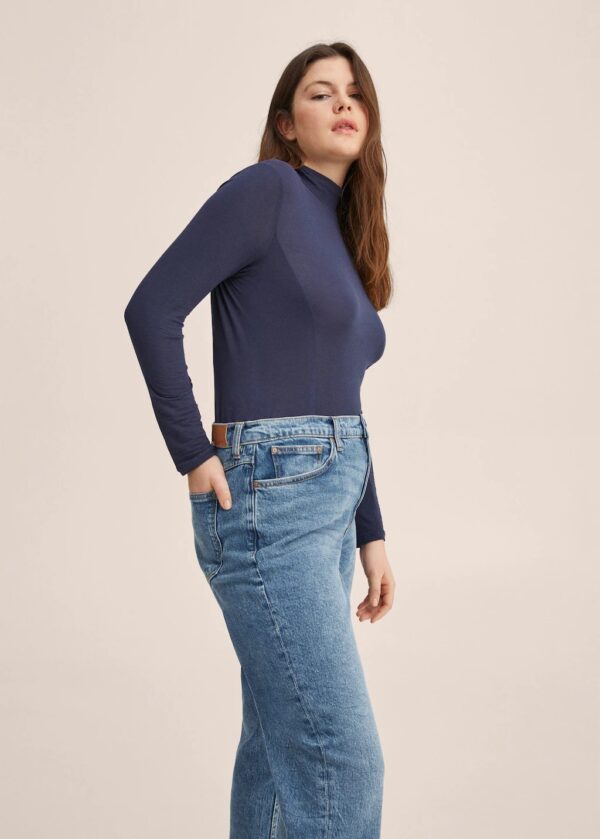 خرید شلوار جین مام استایل زنانه منگو کد 203800 | بانی استایل
