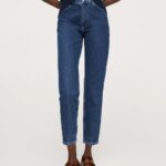 خرید شلوار جین مام استایل زنانه منگو کد 203811 | بانی استایل