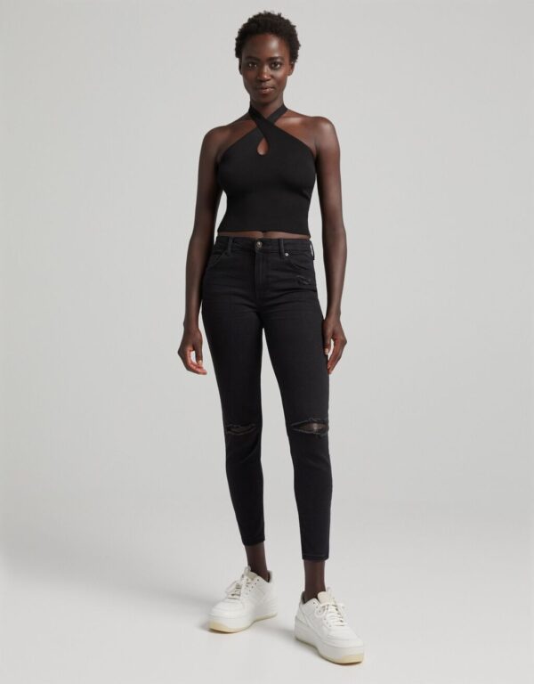 خرید شلوار جین زنانه برشکا کد 210294 | بانی استایل