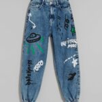 خرید شلوار جین دمپا کش زنانه برشکا کد 210303 | بانی استایل