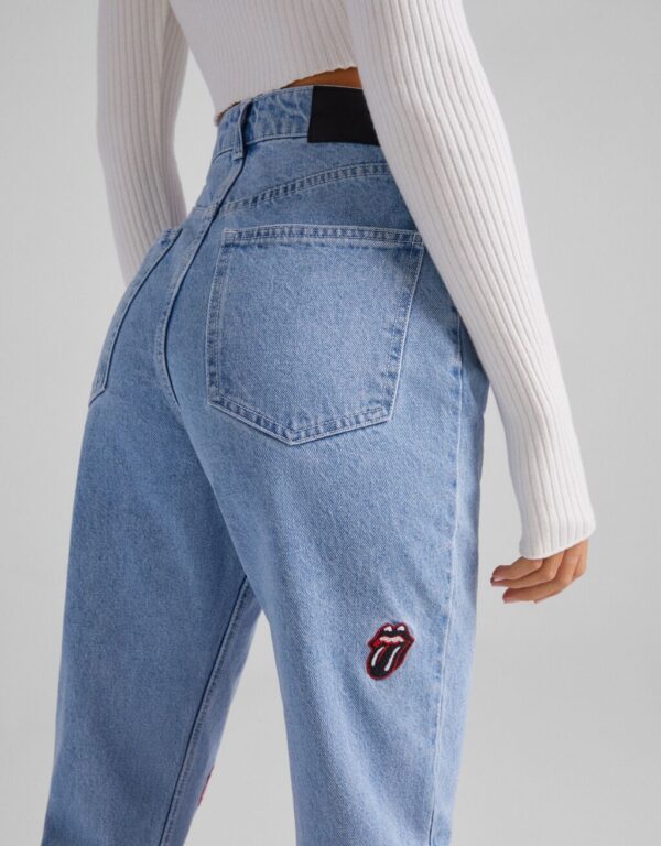 خرید شلوار جین مام استایل زنانه برشکا کد 210309 | بانی استایل