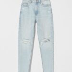 خرید شلوار جین مام استایل زنانه برشکا کد 210316 | بانی استایل