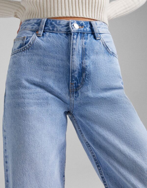 خرید شلوار جین راسته زنانه برشکا کد 210327 | بانی استایل